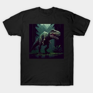 Tyrannosaurus rex pixelated T-Shirt